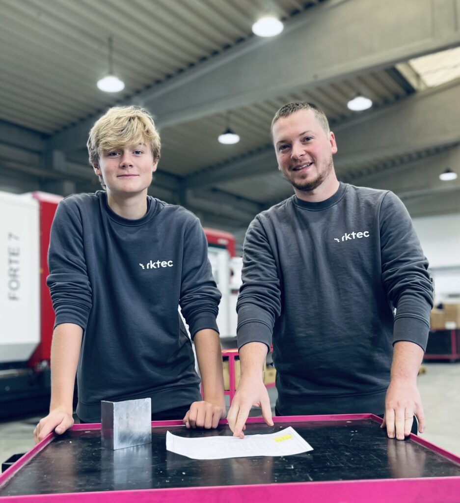 Azubi Vincent und Ausbilder Martin