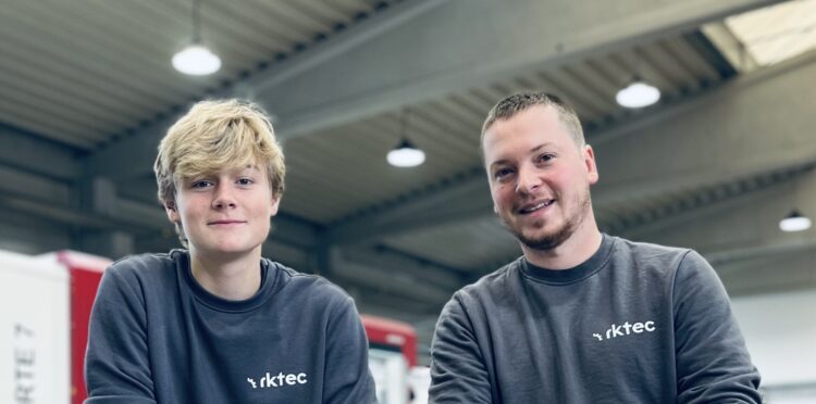 Azubi Vincent und Ausbilder Martin Ausschnitt