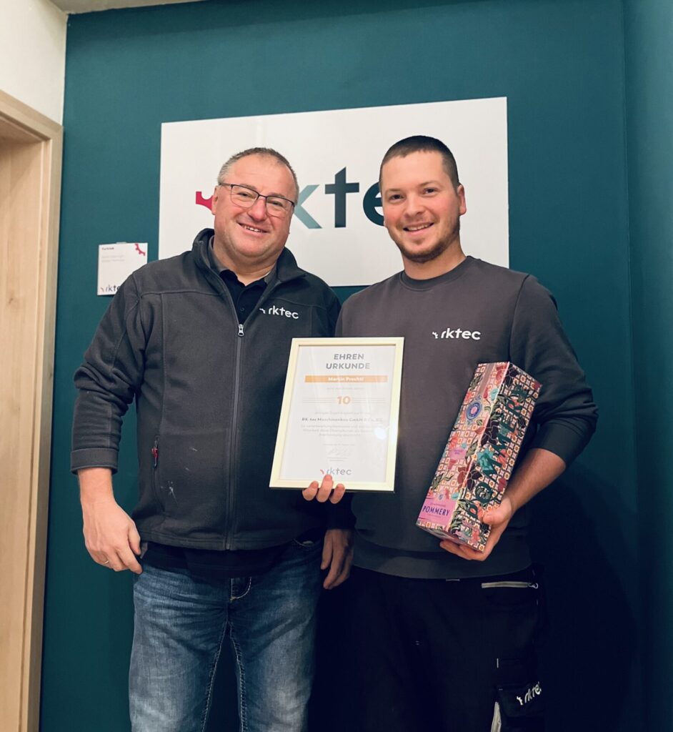 10-jähriges Firmenjubiläum Martin