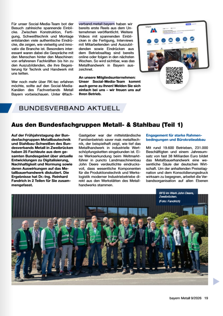 bayern Metall Seite 19 Ausgabe 09/2026