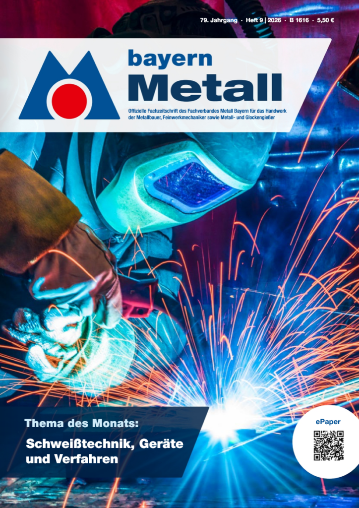 bayern Metall Titelseite Ausgabe 09/2026